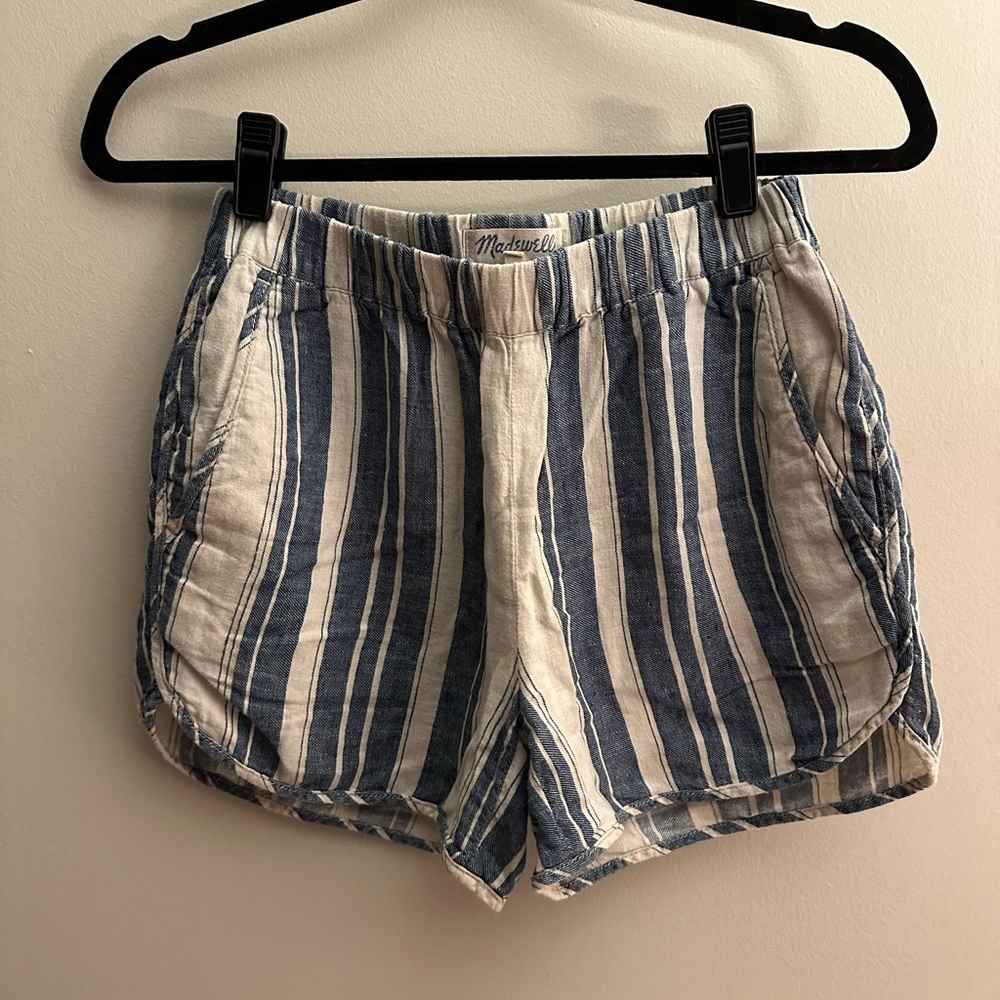 Madewell striped shorts in size XS - EUC
